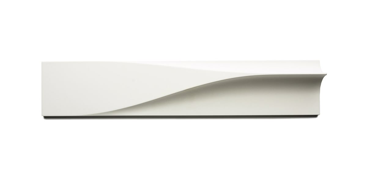 Aybars Asci — Liquid Forms tile, 2016 — concave organic curve carved into rectangular volume