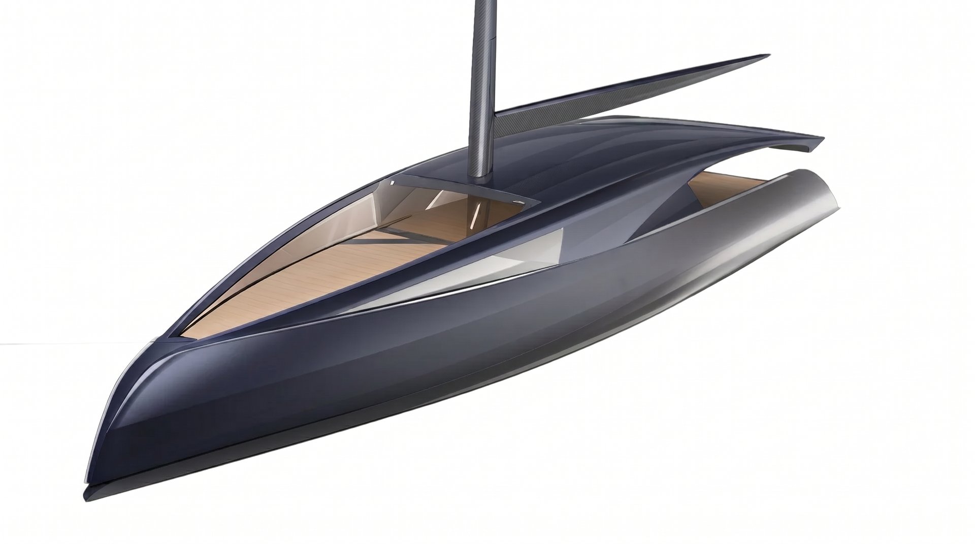 3/4 stern showing aft staircase, digital painting