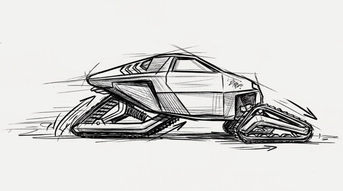 Side view sketch