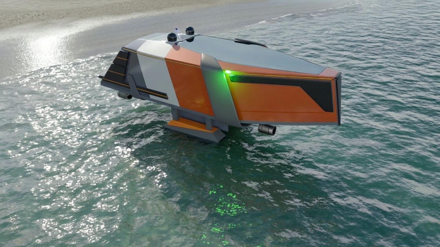 Beach landing